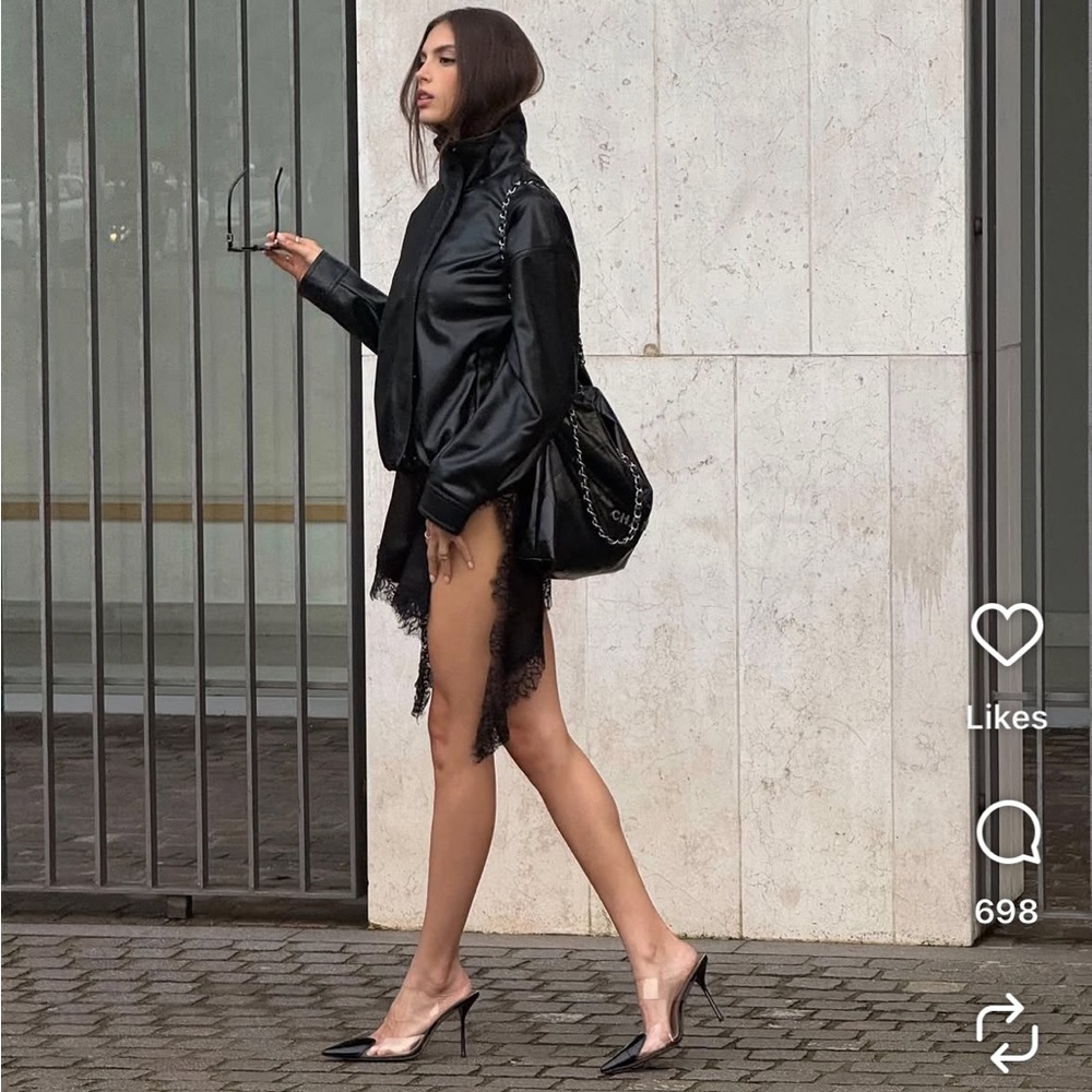 ZARA FAUX LEATHER JACKET